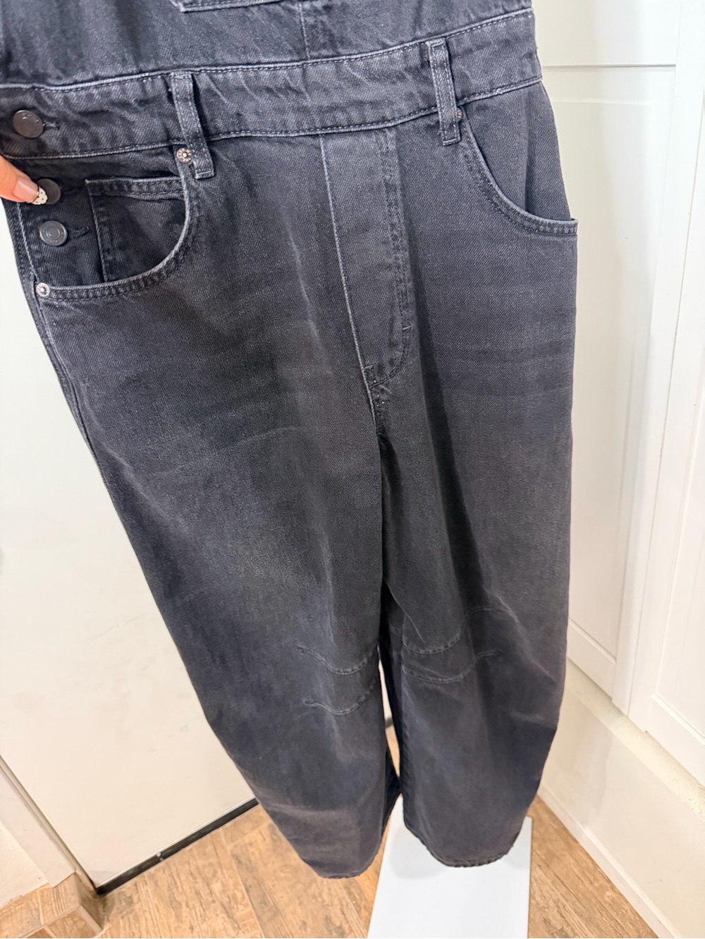 Free people Good Luck Barrel overalls $148 - Picture 5 of 8